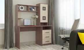 ФАВОРИТ Стол компьютерный (ясень шимо комб.) в Соликамске - solikamsk.mebel24.online | фото