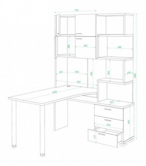 Стол компьютерный Латте СР-500М160 в Соликамске - solikamsk.mebel24.online | фото 3