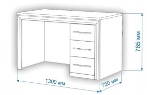 Стол компьютерный Нобиле СтЯ130+НСт130Д в Соликамске - solikamsk.mebel24.online | фото 3