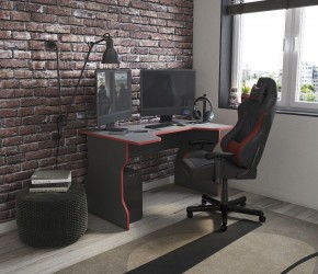 Стол компьютерный ВАРДИГ K1 120x82, антрацит/красный в Соликамске - solikamsk.mebel24.online | фото 4