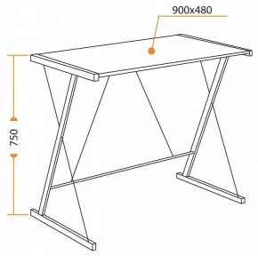 Стол компьютерный WD-09 в Соликамске - solikamsk.mebel24.online | фото 6