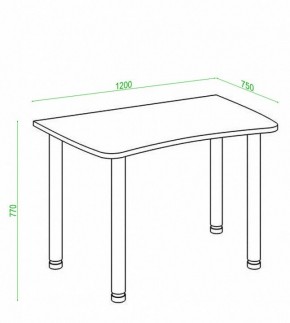 Стол офисный Домино Лайт СКЛ-Софт120МО в Соликамске - solikamsk.mebel24.online | фото 2