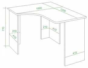 Стол письменный Домино Lite СКЛ-Угл120 в Соликамске - solikamsk.mebel24.online | фото 4