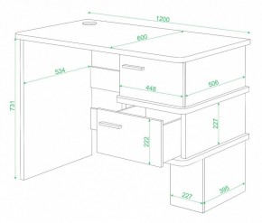 Стол письменный Домино СД-15 в Соликамске - solikamsk.mebel24.online | фото 2