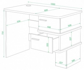 Стол письменный Домино СД-15 С в Соликамске - solikamsk.mebel24.online | фото 2