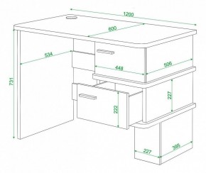 Стол письменный Домино СД-15С в Соликамске - solikamsk.mebel24.online | фото 3