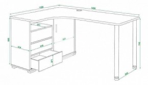 Стол письменный Домино СР-145СМ в Соликамске - solikamsk.mebel24.online | фото 5