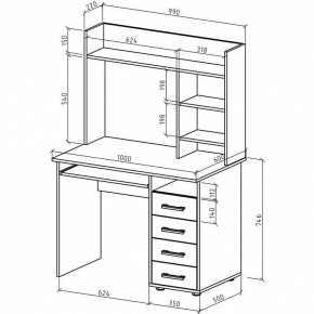 Стол письменный Остин в Соликамске - solikamsk.mebel24.online | фото 3