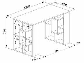 Стол письменный СПм-15 в Соликамске - solikamsk.mebel24.online | фото 3