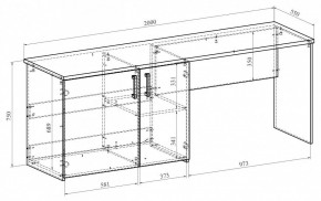 Стол письменный Виктория ВИ-13 в Соликамске - solikamsk.mebel24.online | фото 4