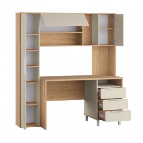 Стол рабочий 12.95 N Комфорт (Дуб сонома, Сатин 7045 PE) в Соликамске - solikamsk.mebel24.online | фото 2