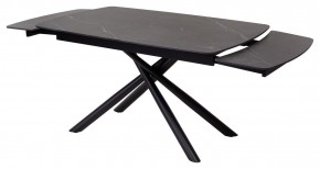 Стол RIVOLI 140 MATT BLACK MARBLE SOLID CERAMIC / BLACK, ®DISAUR в Соликамске - solikamsk.mebel24.online | фото 6