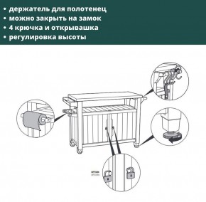 Столик для барбекю 207 Л (Unity XL 207L) в Соликамске - solikamsk.mebel24.online | фото 9