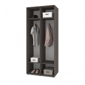 СТОУН С21 Шкаф 2-х створчатый (анкор темный/анкор светлый) в Соликамске - solikamsk.mebel24.online | фото 3