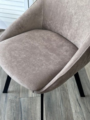 Стул CASA, 360 град. поворот. B5 Капучино, велюр / черный каркас,М-City в Соликамске - solikamsk.mebel24.online | фото 3