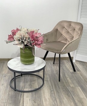 Стул GALE 360 град. поворот. BLUVEL-40 BEIGE, велюр/ черный каркас, М-City в Соликамске - solikamsk.mebel24.online | фото 2