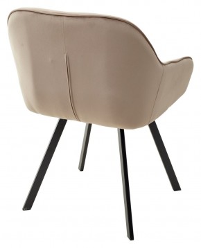 Стул GALE 360 град. поворот. BLUVEL-40 BEIGE, велюр/ черный каркас, М-City в Соликамске - solikamsk.mebel24.online | фото 4