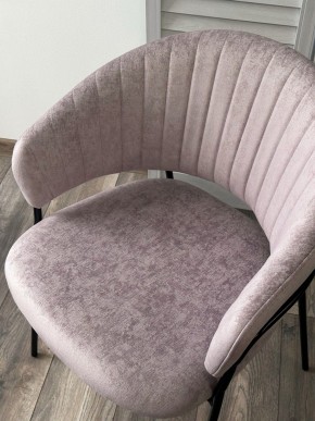 Стул ГЕММА, цвет RAIN 10 lavanda, велюр / черный каркас М-City в Соликамске - solikamsk.mebel24.online | фото 5
