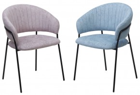 Стул ГЕММА, цвет RAIN 13 blue, велюр / черный каркас М-City в Соликамске - solikamsk.mebel24.online | фото 8