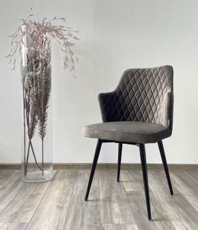 Стул HERMAN 360 град. ГРАФИТ #14, велюр / черный каркас М-City в Соликамске - solikamsk.mebel24.online | фото 2