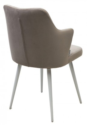 Стул HERMAN 360 град. ЛАТТЕ #25, велюр / белый каркас М-City в Соликамске - solikamsk.mebel24.online | фото 5