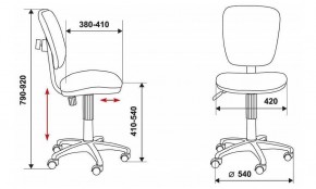 Стул компьютерный Бюрократ CH-204NX/26-28 черный в Соликамске - solikamsk.mebel24.online | фото