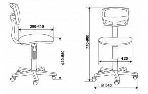 Стул компьютерный Бюрократ CH-299NX/15-21 черный в Соликамске - solikamsk.mebel24.online | фото