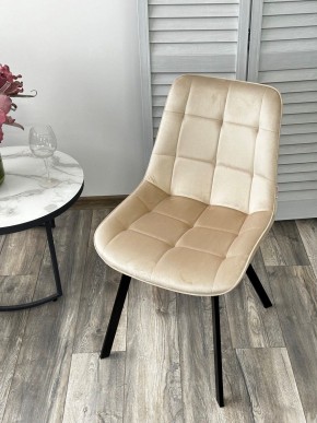 Стул ONION G062-03 светлый беж, велюр/ черный каркас М-City в Соликамске - solikamsk.mebel24.online | фото 2