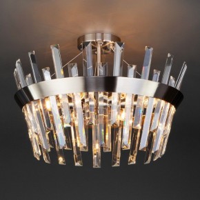 Светильник на штанге TK Lighting Steccato 10111/5 сатин-никель/прозрачный хрусталь Strotskis в Соликамске - solikamsk.mebel24.online | фото 2