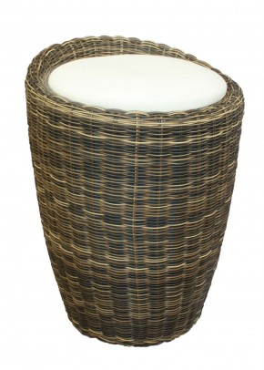 Табурет с местом для хранения LM-1100Rattan, кремовый в Соликамске - solikamsk.mebel24.online | фото
