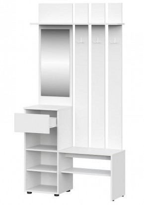 Токио Вешалка с зеркалом в Соликамске - solikamsk.mebel24.online | фото 2