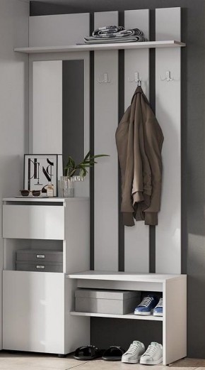 Токио Вешалка с зеркалом в Соликамске - solikamsk.mebel24.online | фото 4