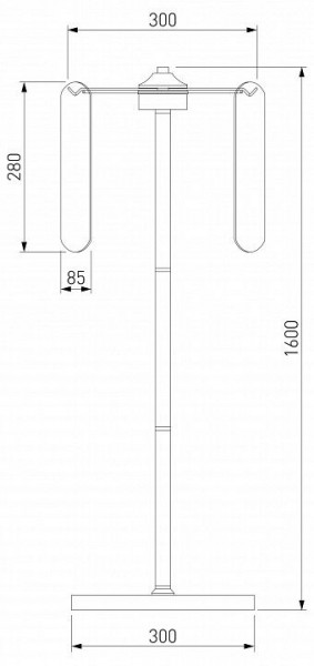 Торшер Eurosvet Claire 01171/3 золото в Соликамске - solikamsk.mebel24.online | фото 3