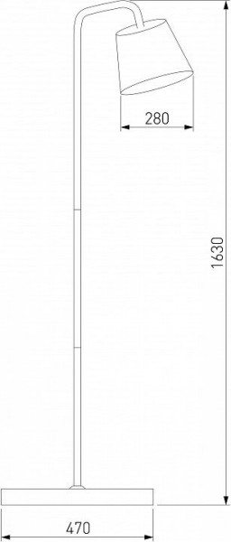 Торшер Eurosvet Montero 01135/1 белый в Соликамске - solikamsk.mebel24.online | фото 2