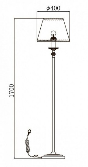 Торшер Maytoni Soffia RC093-FL-01-R в Соликамске - solikamsk.mebel24.online | фото 3