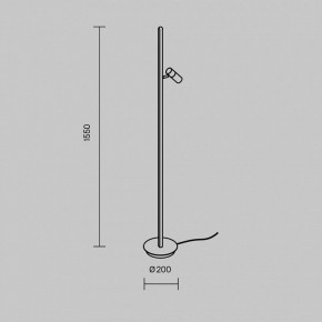 Торшер Maytoni Thin MOD395FL-L28BS3K в Соликамске - solikamsk.mebel24.online | фото 4