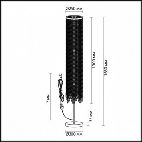 Торшер Odeon Light Chokka 5028/3F в Соликамске - solikamsk.mebel24.online | фото 4