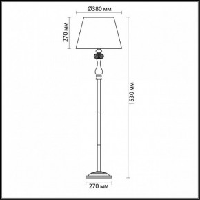 Торшер Odeon Light Gaellori 3393/1F в Соликамске - solikamsk.mebel24.online | фото 3