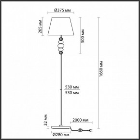 Торшер Odeon Light Sochi 4896/1F в Соликамске - solikamsk.mebel24.online | фото 4