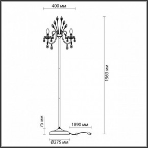 Торшер Odeon Light Versia 4977/3F в Соликамске - solikamsk.mebel24.online | фото 4
