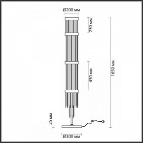 Торшер Odeon Light York 4788/12F в Соликамске - solikamsk.mebel24.online | фото 3