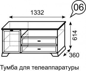 Тумба для телеаппаратуры Венеция 6 бодега в Соликамске - solikamsk.mebel24.online | фото 3