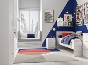 Тумба КАСТОР малая с двумя ящиками, цвет белый в Соликамске - solikamsk.mebel24.online | фото 3