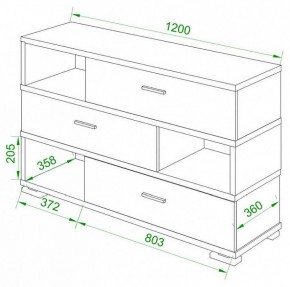 Тумба комбинированная Домино СБ-40/3-ПВК в Соликамске - solikamsk.mebel24.online | фото 2