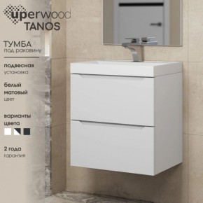 Тумба под раковину Uperwood Tanos 70 см, подвесная, белая матовая в Соликамске - solikamsk.mebel24.online | фото 5