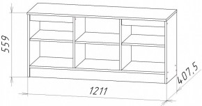 НИЦЦА-9 Тумба под ТВ (НЦ.09) в Соликамске - solikamsk.mebel24.online | фото 2