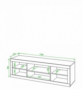 Тумба под ТВ Toivo Кон170 в Соликамске - solikamsk.mebel24.online | фото 2