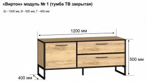 Тумба под ТВ Виртон-1 в Соликамске - solikamsk.mebel24.online | фото 10