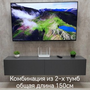 Тумба подвесная под ТВ LINES MTV1-MA 750 Темно-серый (Графит-M 10.1.25) в Соликамске - solikamsk.mebel24.online | фото 10