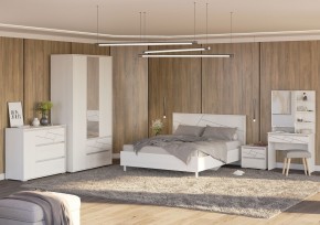 АДЕЛИНА Тумба прикроватная (белый рамух) в Соликамске - solikamsk.mebel24.online | фото 3
